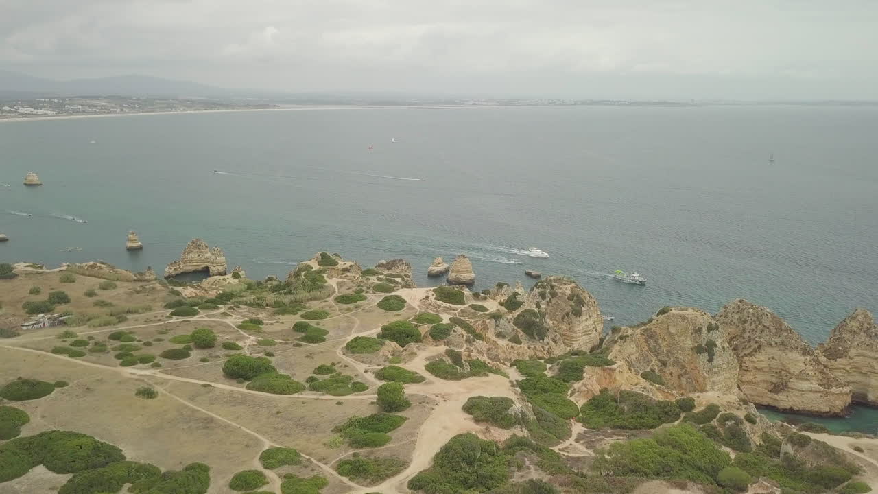 Algarve coast by drone, Portugal