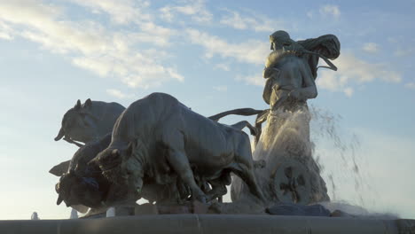 Der-Gefion-Brunnen-In-Kopenhagen,-Dänemark