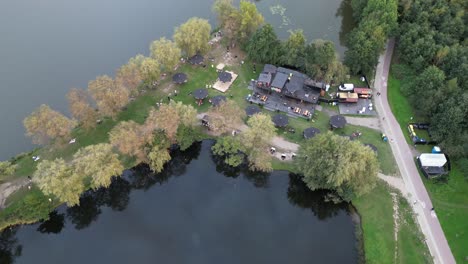 katowice sztauwajery lakeside bar viev from above