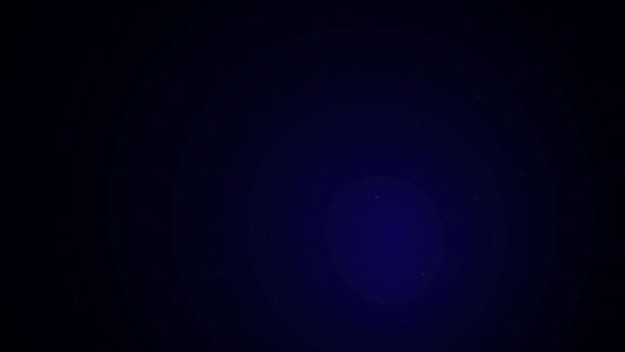Slow Motion Floating Dust Particles on Dark Blue Background