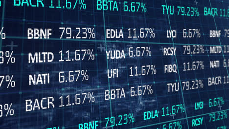 Animación-Del-Procesamiento-De-Datos-Digitales-Sobre-Pantallas-Y-Fondo-De-Cuadrícula