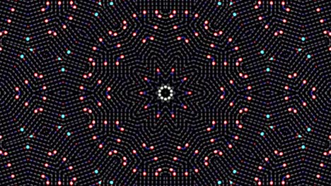beautiful abstract kaleidoscope that shines, a radiant light that regulates the subtle movements