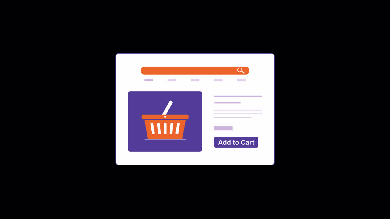 Cursore Digitale che Clicca il Pulsante "Aggiungi al Carrello" su una Pagina E-commerce