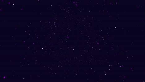 star field with neon led light in dark galaxy