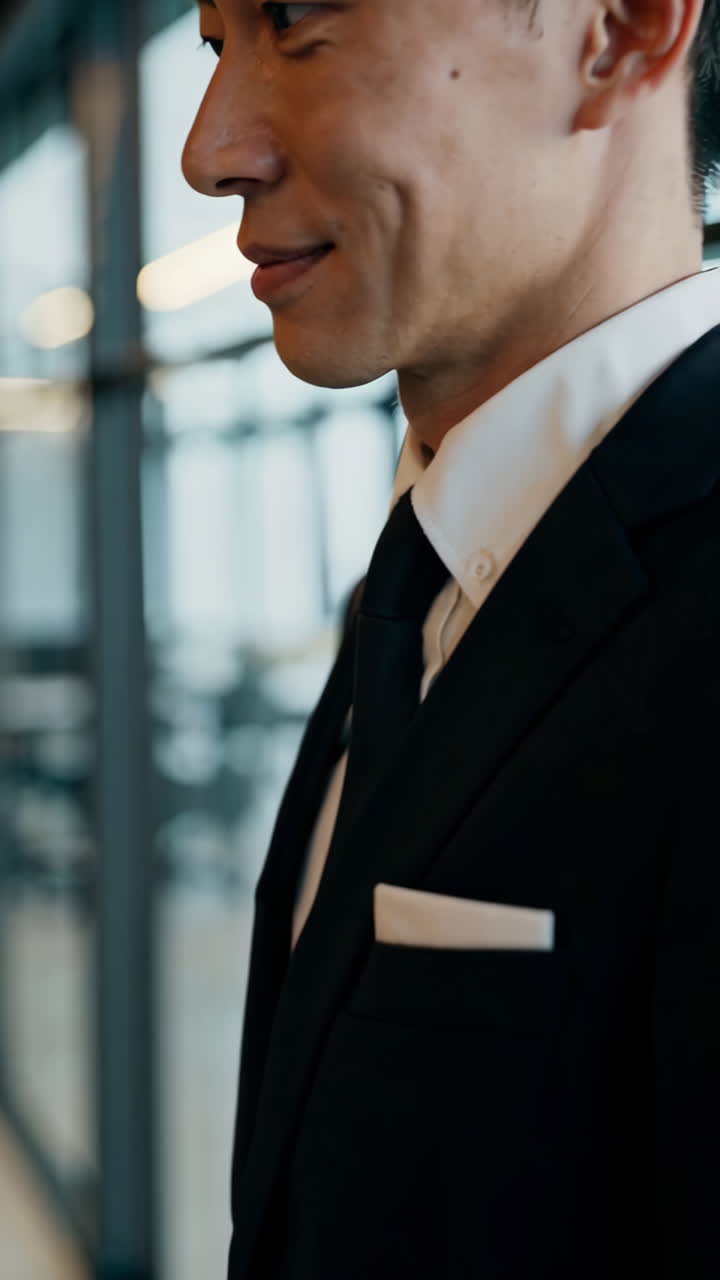 Modern Office Interior and Businessman