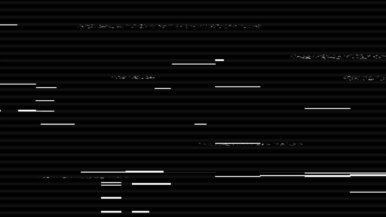 4k vhs glitch horizontal streaks overlay digital glitch art animation effect noise vhs line noise
