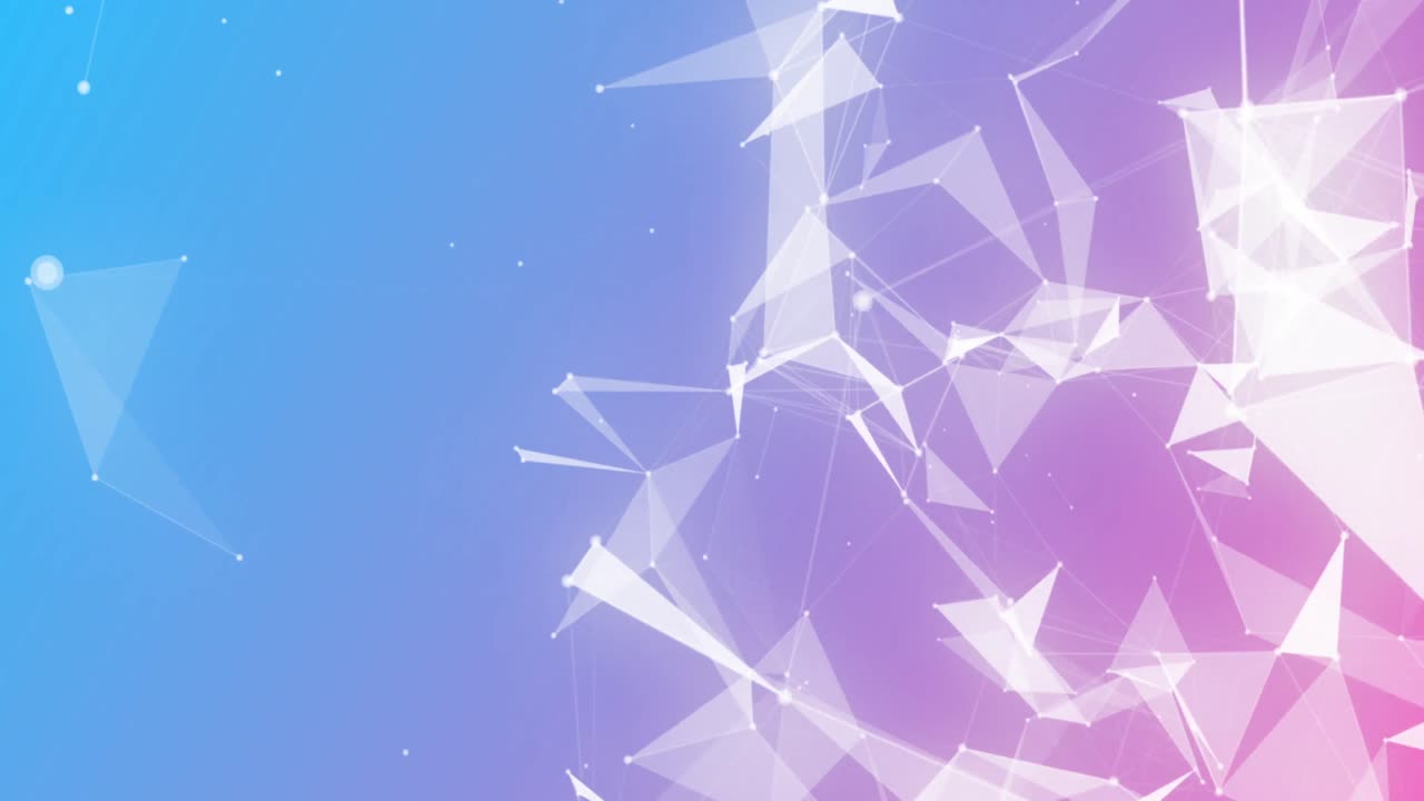 세부적인 플렉서스 구조의 애니메이션 4k