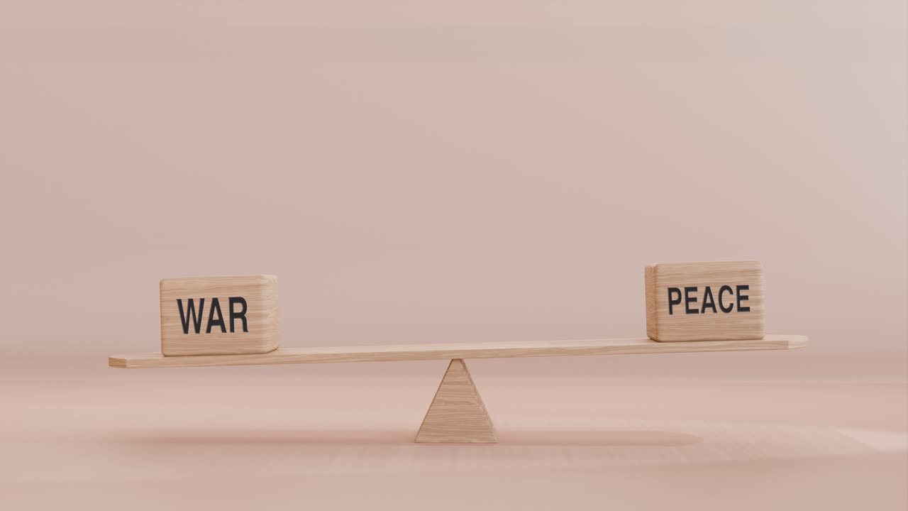 WAR AND PEACE BALANCING ON SEESAW