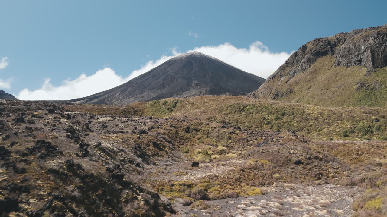 Volcanic Landscape in New Zealand
