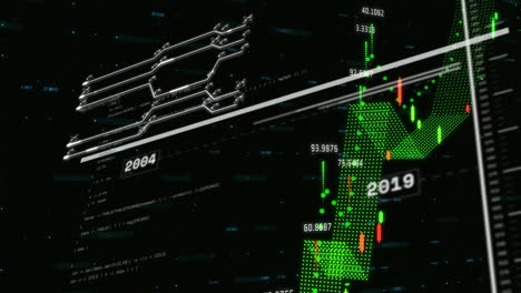 Animación-Del-Procesamiento-De-Datos-Financieros-Sobre-Fondo-Negro