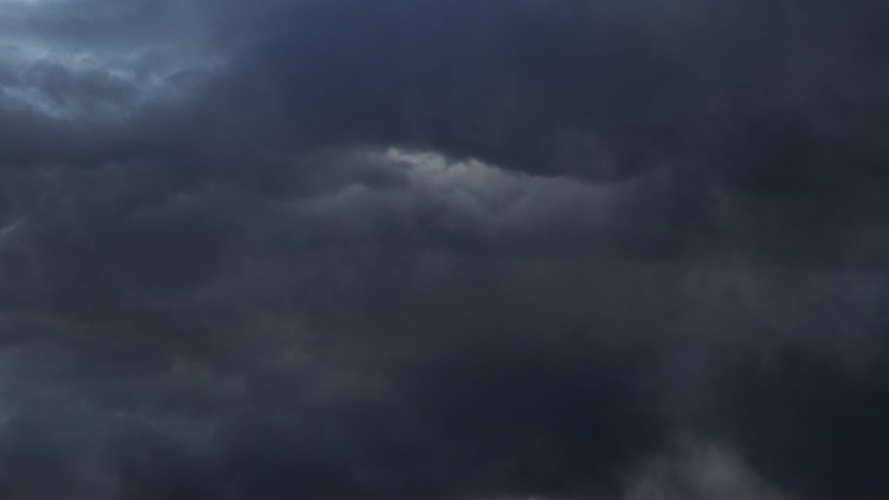 dark clouds moving in the sky and thunderstorms, rainstorms
