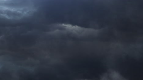 dark clouds moving in the sky and thunderstorms, rainstorms