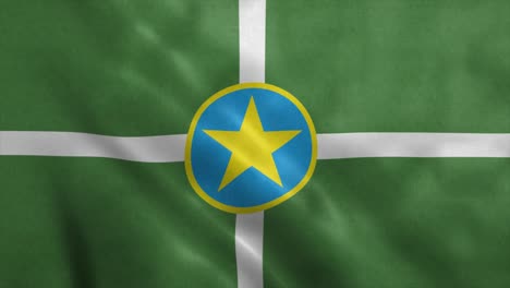 jackson city flag, mississippi state, realistic animation background