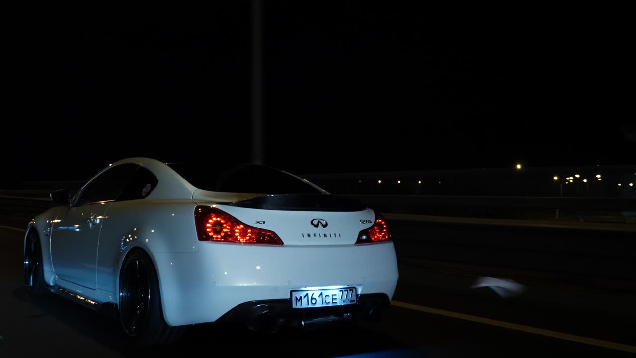 Infiniti G37 at Night