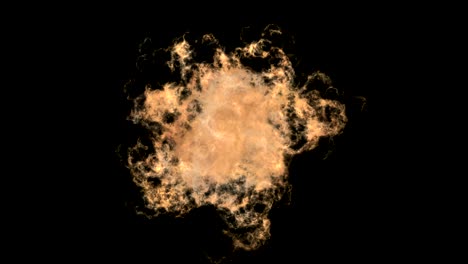 fuego de explosión 4k