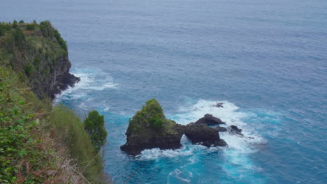 miradouro do véu da noiva madeira coast line rock waves panorama mountain ocean beach