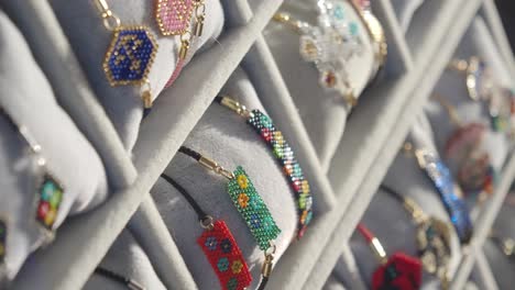Beaded Bracelets Display