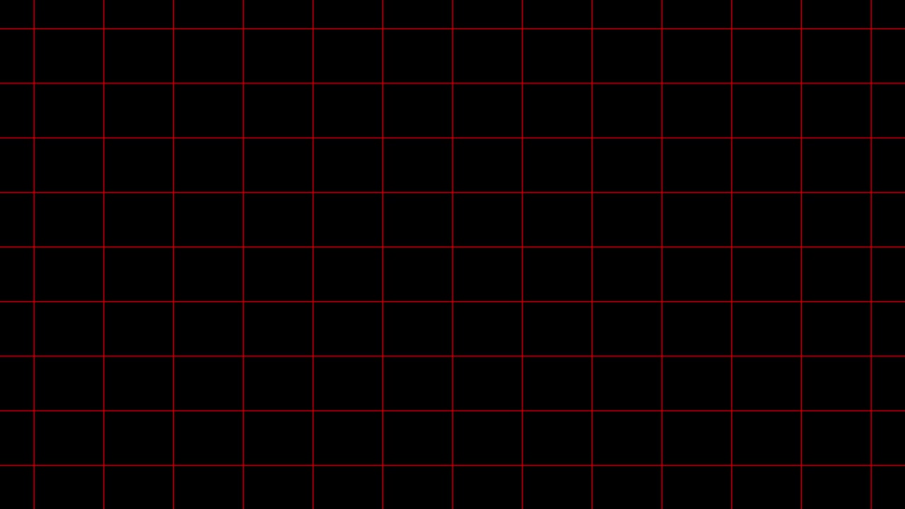 Red Grid Pattern on Black Background