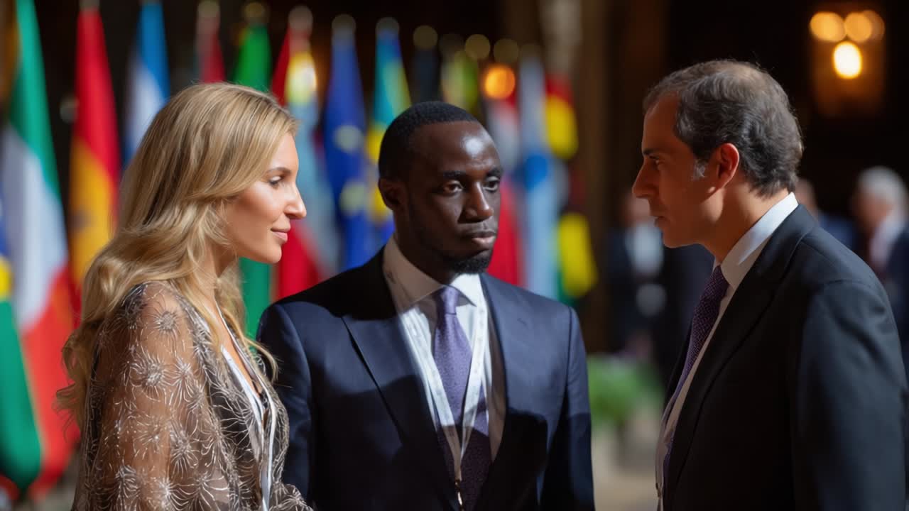 People at a conference