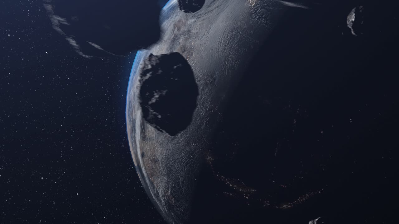 la tierra bajo amenaza de asteroides