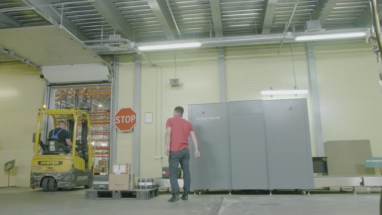 operaciones de almacén y comprobación de seguridad