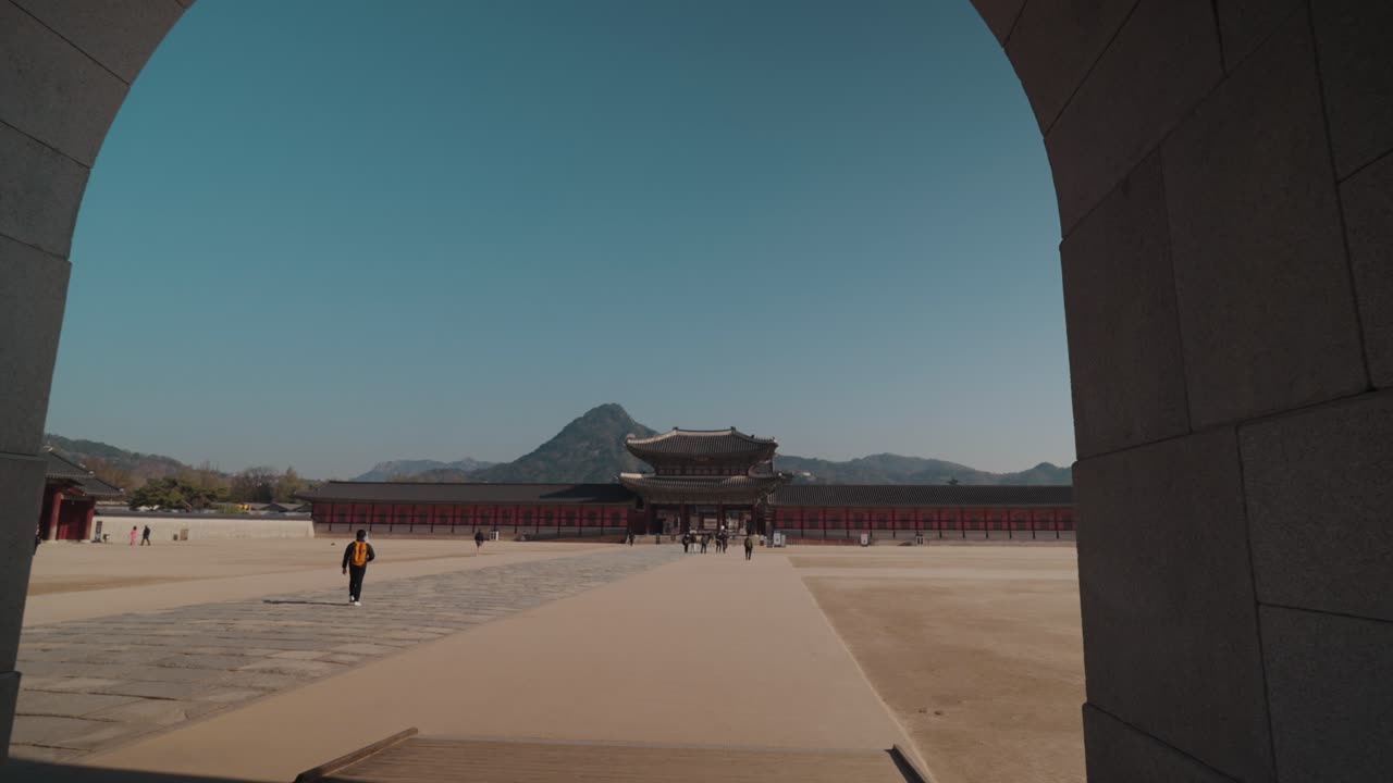 韓国ソウルの景福宮の正門