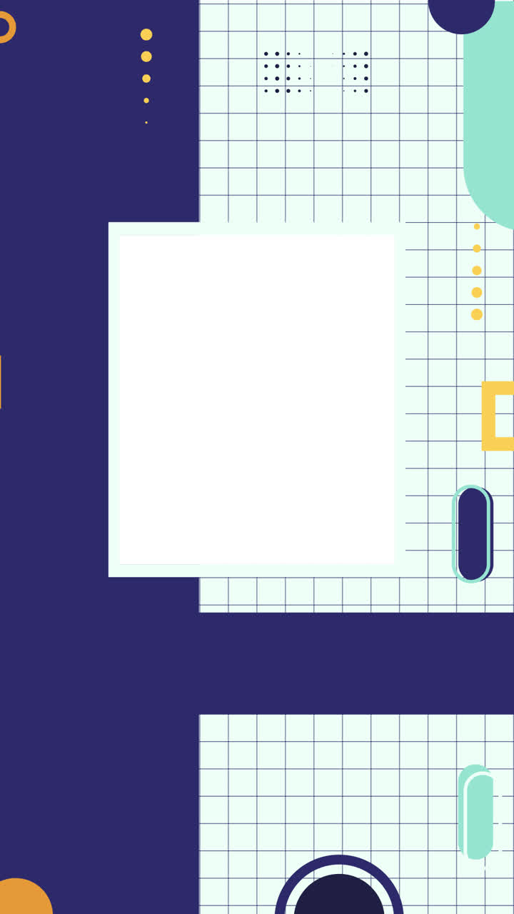 Abstract Geometric Background with Blank Frame