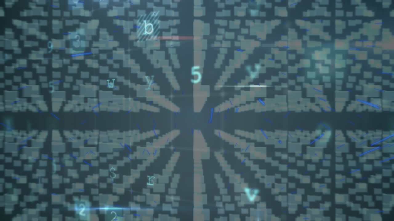 animación de iconos de carpetas y procesamiento de datos