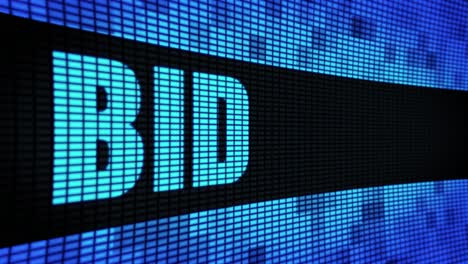 3d bid on led display