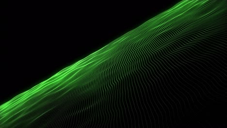 colorful looped abstract particle field background with alpha channel 4k