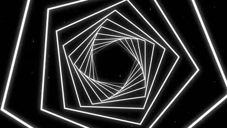 Digital-generated-video-of-concentric-lines-