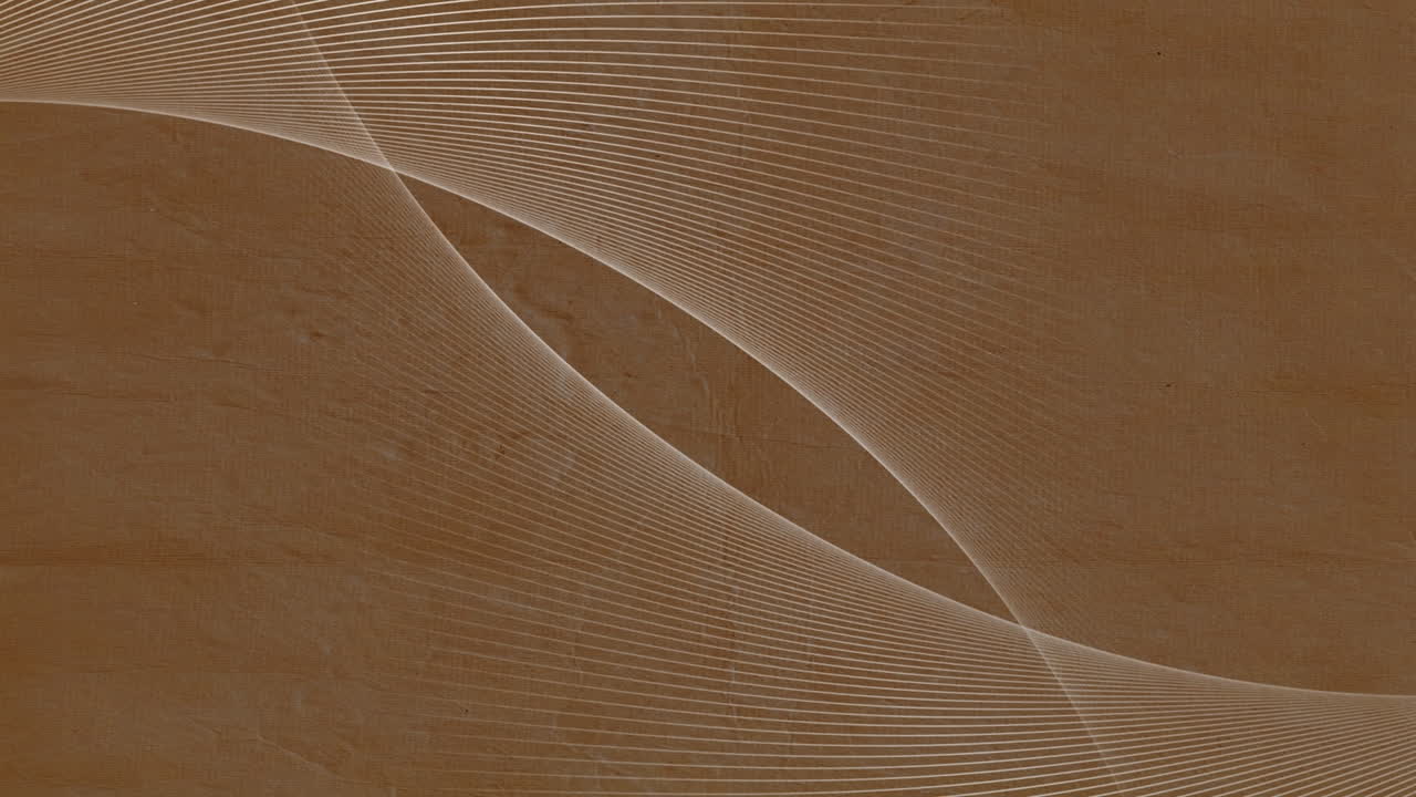 Animazione di forme in movimento su sfondo marrone