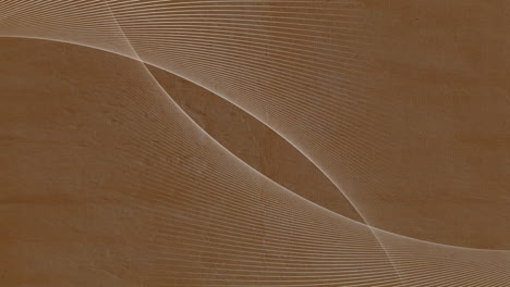 animación de formas que se mueven sobre un fondo marrón.