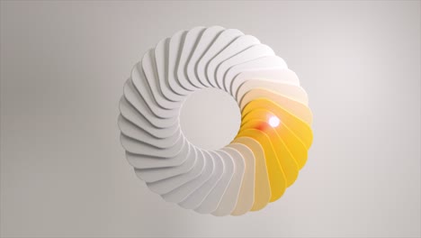 Abstract Geometric Shapes with Gradient Colors