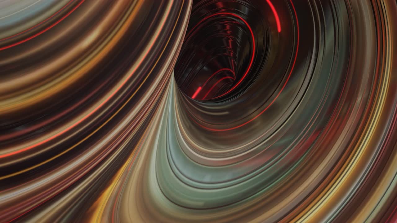 túnel abstractamente colorido