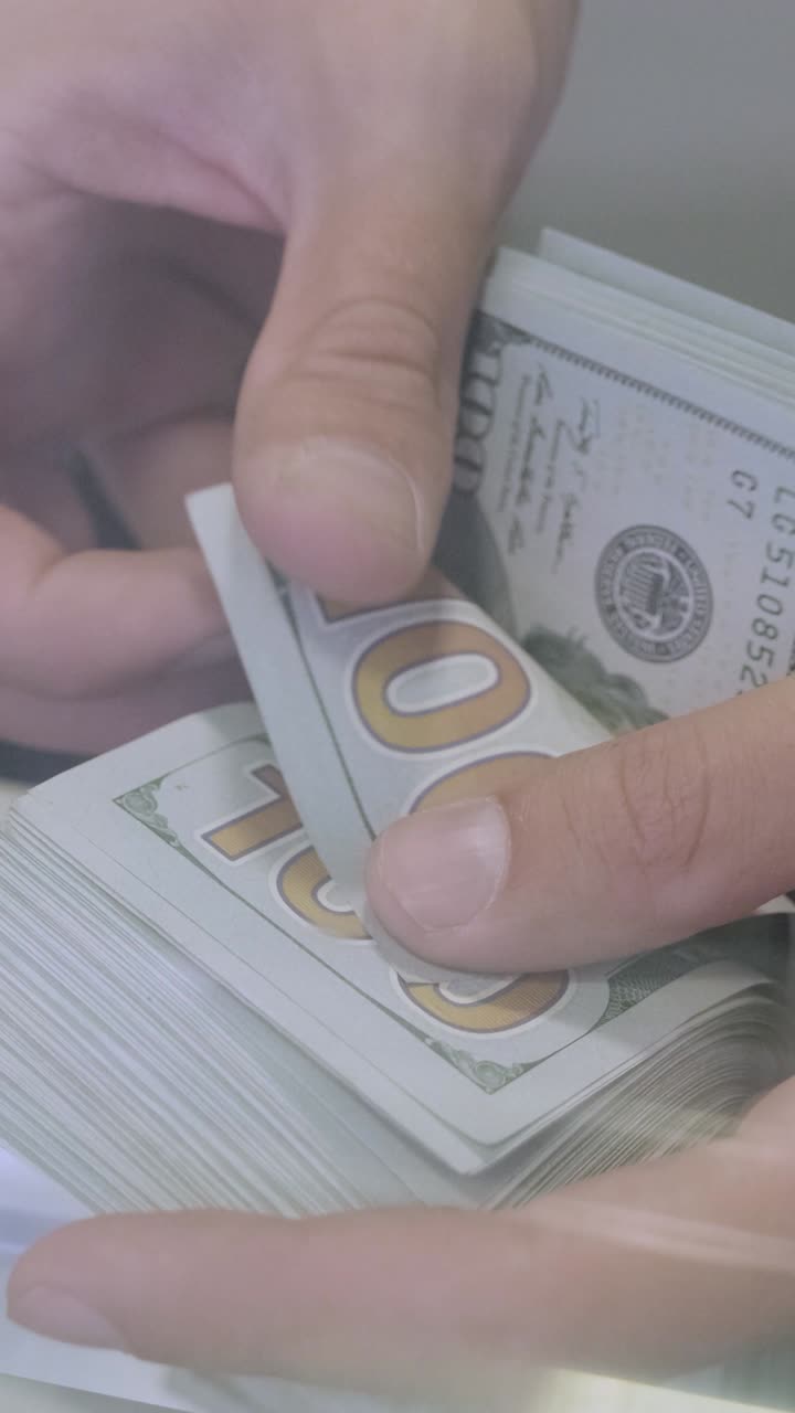 Stacks of Hundred Dollar Bills