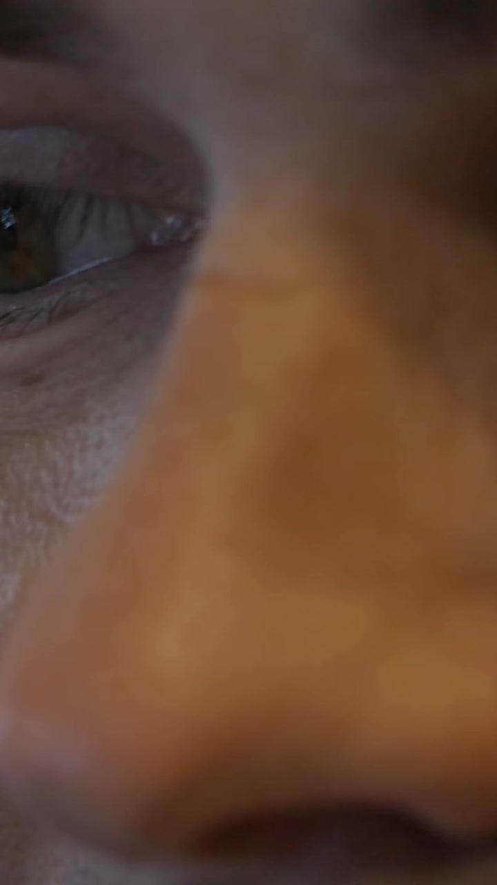 Close-up of a human face with focus on the eye