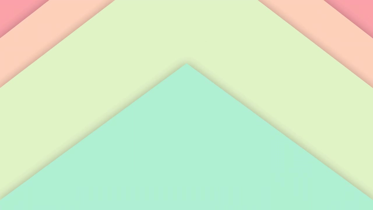 Abstract Geometric Animation with Layered Pastel Triangles