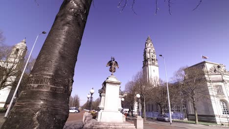 town hall in cardiff