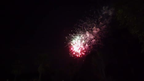 malta, mdina fireworks over the fort.
