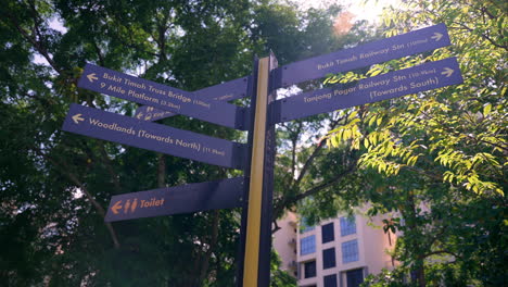 Directions-Signage-at-The-Railway-Corridor-in-Singapore