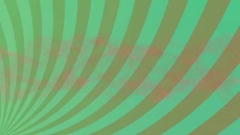 Animation-Einer-Rosafarbenen-Digitalen-Welle-Vor-Kopierraum-Auf-Grünem,-Radialem-Hintergrund