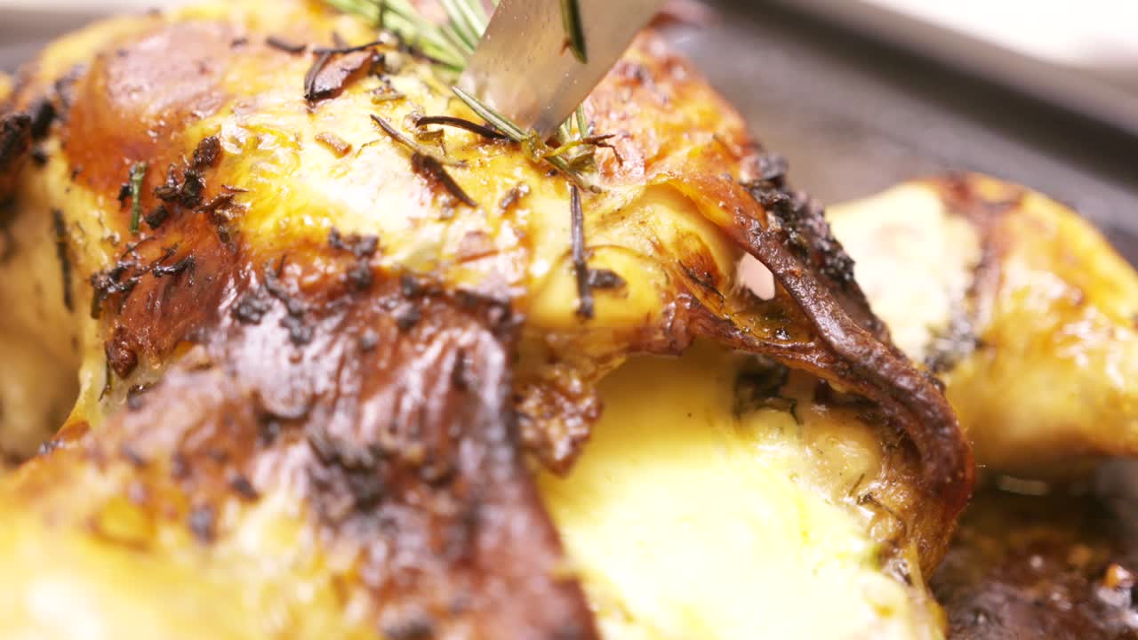 pollo asado con romero