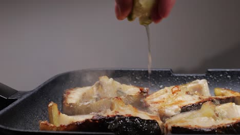 cooking fish with lime