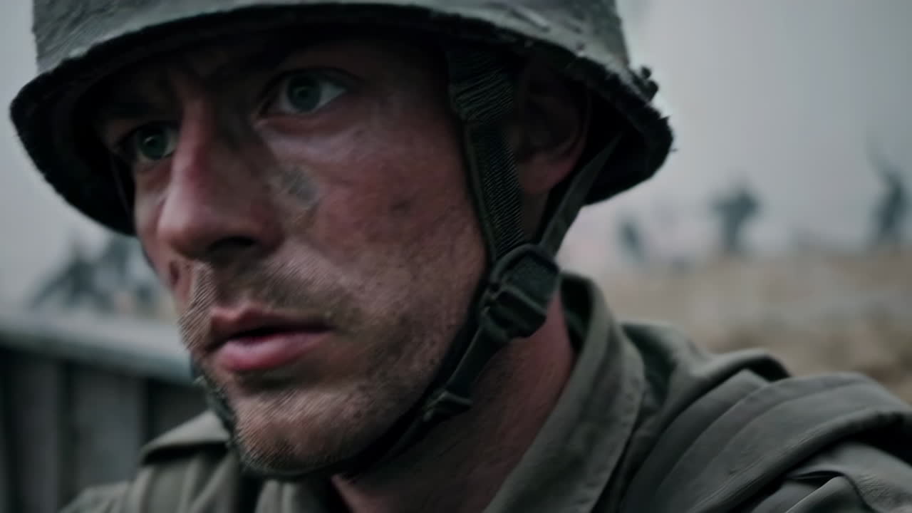 WWII Soldier in Combat