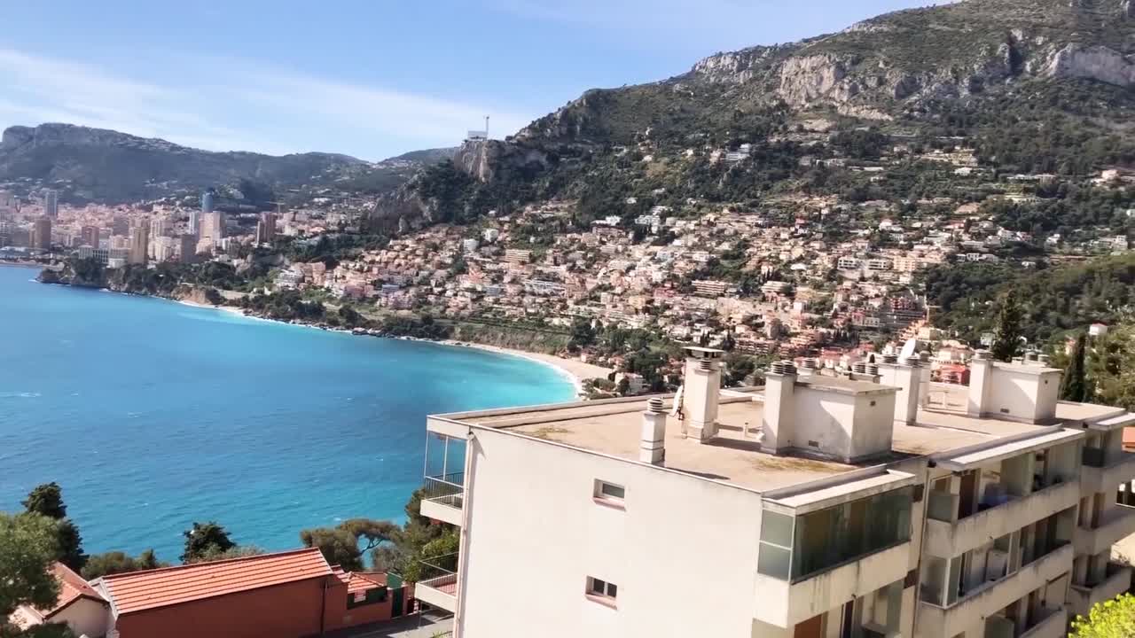 산 슬로우 모션 버전의 정상에서 보기