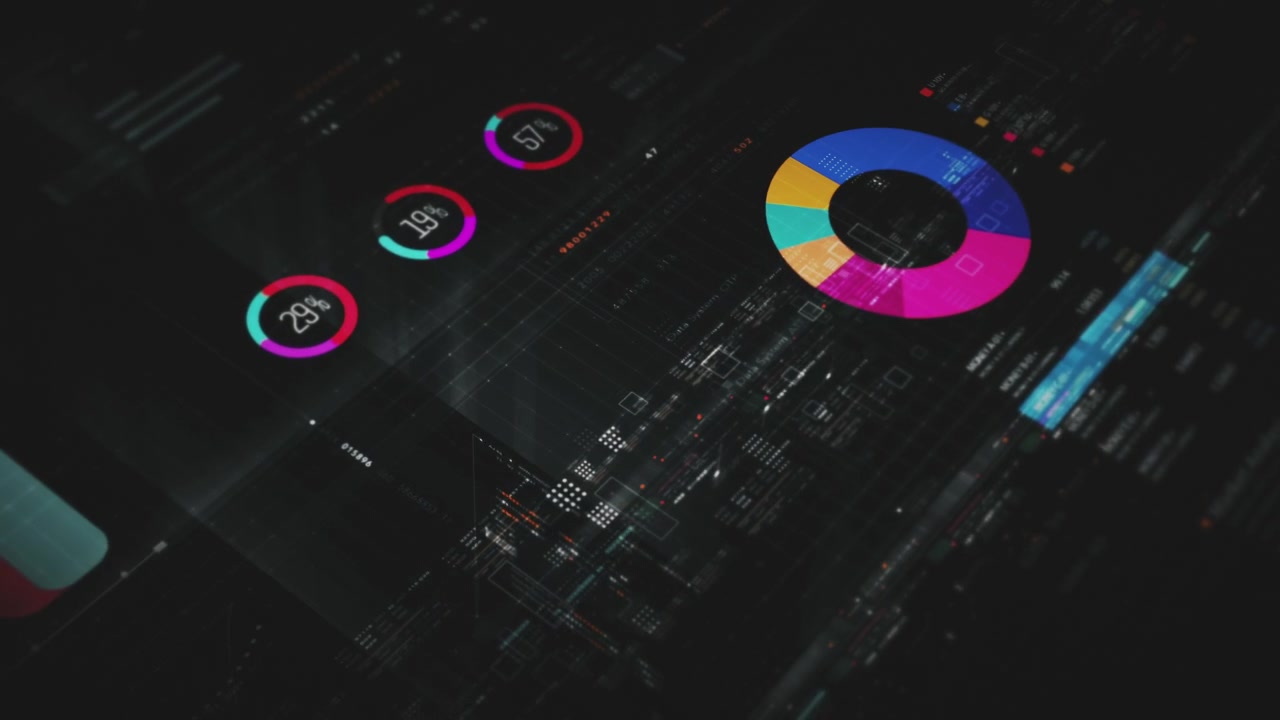 Dynamic data visuals for business info graphics, animated charts, and data-driven insights for a business meeting mock-up. Explore the world of trading, stock exchanges, and crypto