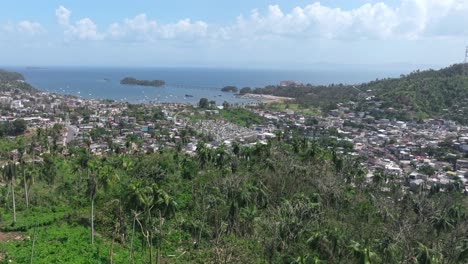 destrucción y devastación tras el huracán fiona, samana en república dominicana