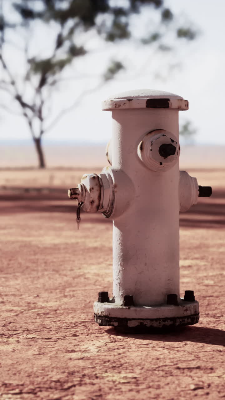 사막 의 색 화재 하이드랜트 의 클로즈업