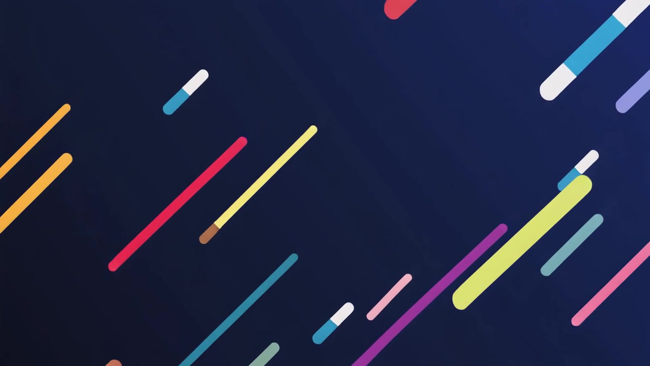 Abstract Motion Background with Colorful Diagonal Moving Lines